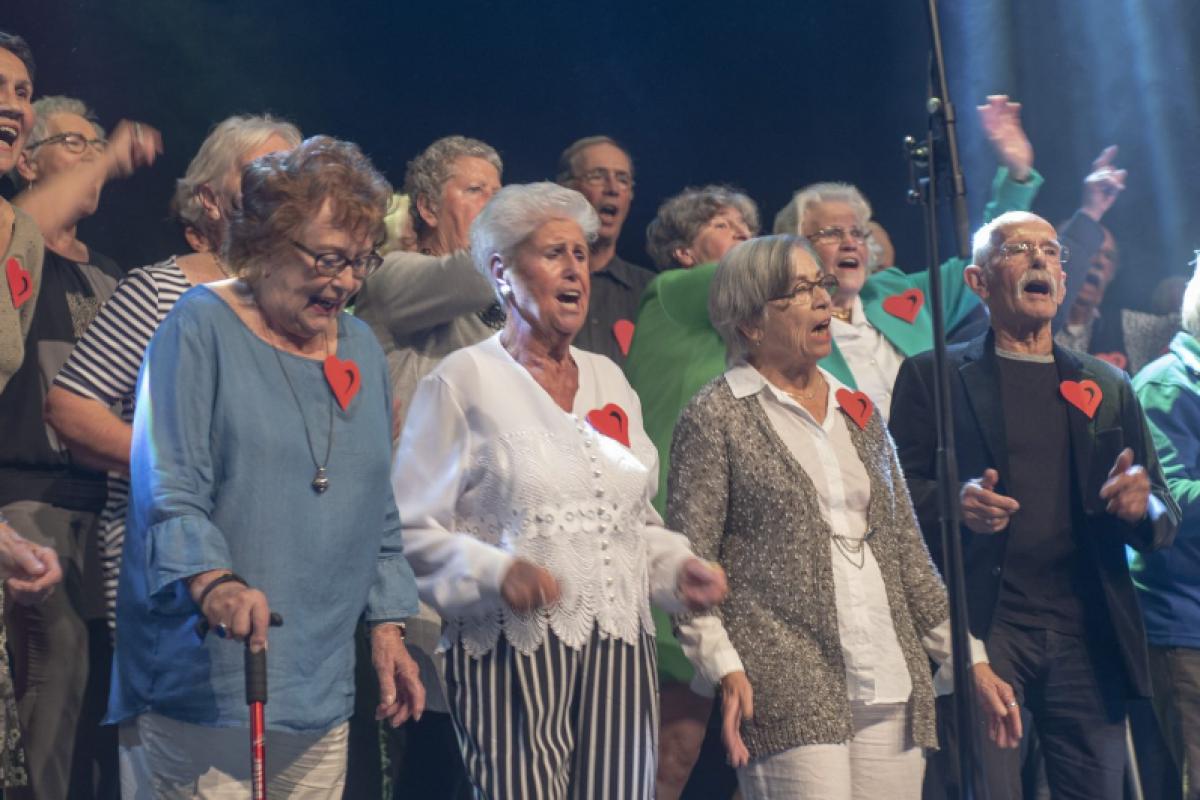Ouderen rockkoor